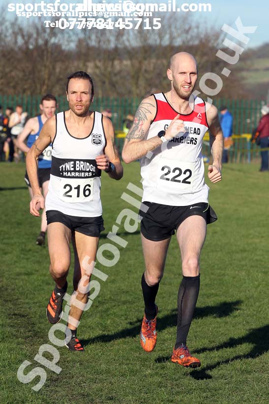 Senior mens 2020 Birtley Cross Country Relay, County Durham.  Photo: David T. Hewitson/Sports for All Pics